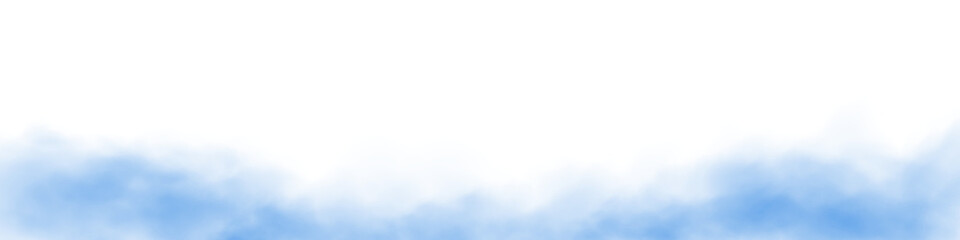 Blue smog clouds on floor. Fog or smoke. Isolated transparent special effect. Morning fog over land or water surface. Magic haze. PNG.
 - obrazy, fototapety, plakaty