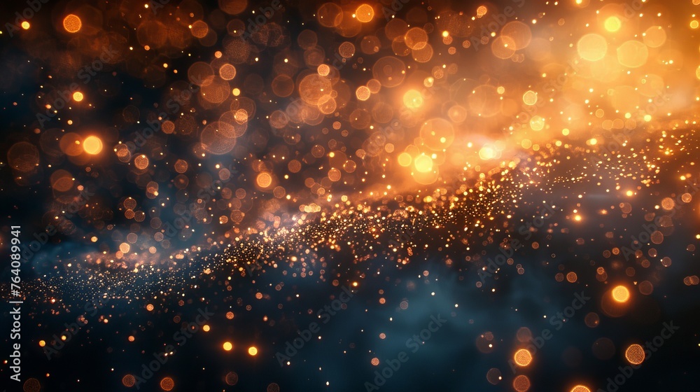 Poster Design element: bokeh background.