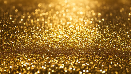 Abstract background composed of gold sand, golden abstract background, Christmas background
 - obrazy, fototapety, plakaty