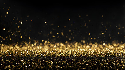 Abstract background composed of gold sand, golden abstract background, Christmas background
 - obrazy, fototapety, plakaty