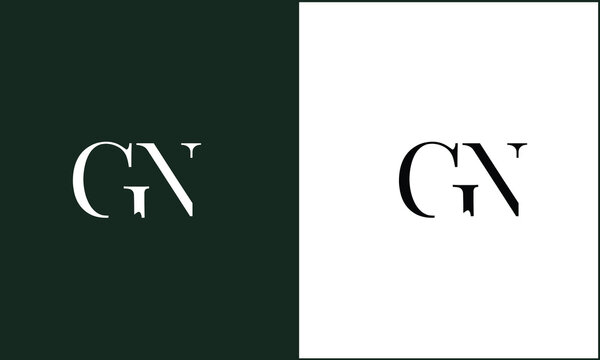 GN, NG, G, N, Abstract Letters Logo Monogram