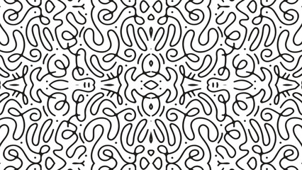 Line doodle pattern. eps 10