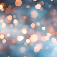 Obraz premium Christmas light background, Blur bokeh banner background with soft, dreamy lights