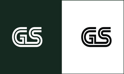 GS, SG, G, S, Abstract letters Logo monogram