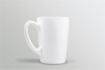 A Blank Mug cup white color on the desk