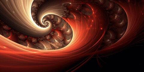 A abstract wavy swirls curves and spirals background.