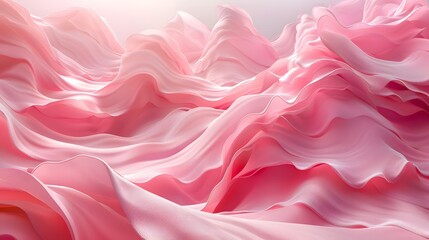 a pink silk background