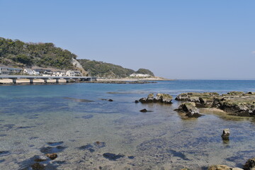 神奈川県　鴨居海岸　Kamoi Beach, Kanagawa Prefecture