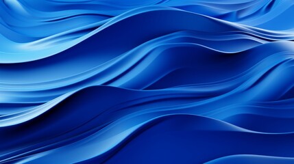 Fototapeta premium Dynamic blue metallic contoured lines with 3d topographical effect for captivating background design