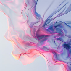 Obraz premium Abstract Fluid Liquid Shapes in Pastel Colours