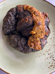 Fresh butter and coco croissant.