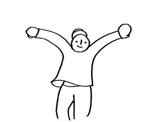 happy smiling person