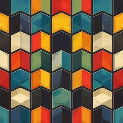 A stylish background design pattern with vintage and retro vibes