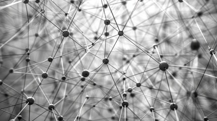 Connectivity: A network of interconnected nodes and lines
