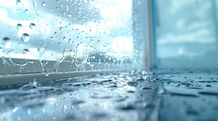 A self-cleaning window technology that uses UV and rainwater
