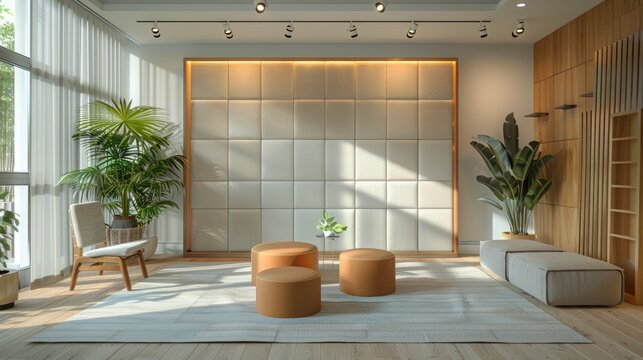 Smart, noise-cancelling panels that adapt to reduce ambient sound in a dynamic living space