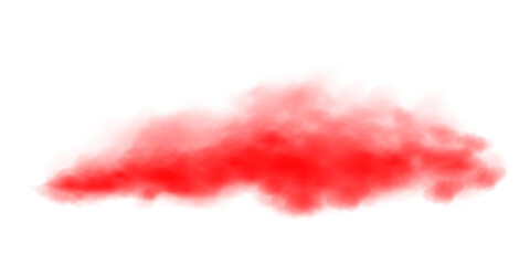 Red fog in slow motion. Realistic atmospheric red smoke. Red fume slowly floating rises up. PNG.
