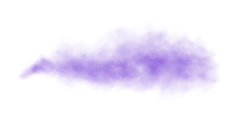 Purple fog in slow motion. Realistic atmospheric purole smoke. Red fume slowly floating rises up. PNG.
