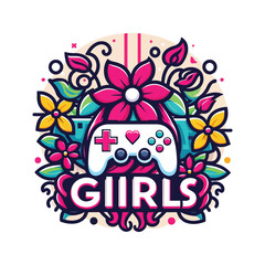 girl gaming t shirt design