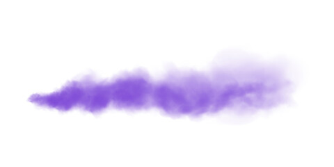 Purple fog in slow motion. Realistic atmospheric purole smoke. Red fume slowly floating rises up. PNG.
