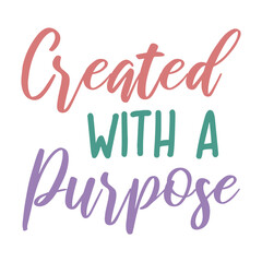 Created With A Purpose Svg