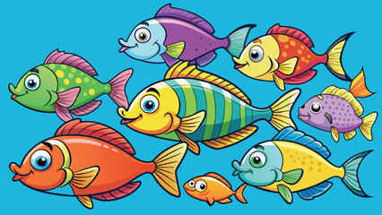 Naklejka premium fish-collection
