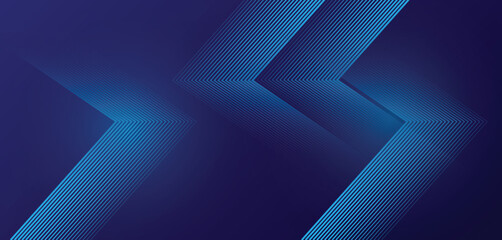Futuristic abstract background with overlap layer. Future technology concept. Modern geometric shapes lines design elements. Glowing blue lines.