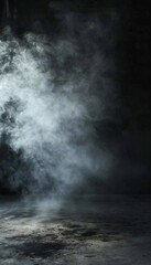 Obraz premium Mysterious Fog in Dark