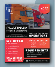 Transportation Flayer Design