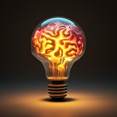 Ligth bulb brain – idea 