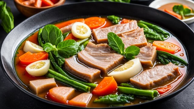 Sinigan is a Filipino soup