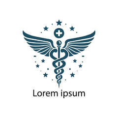 caduceus medical logo