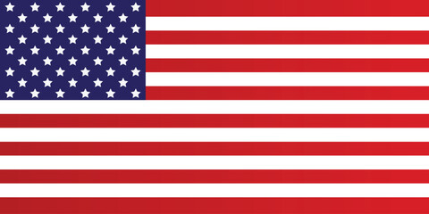American flag vector file - obrazy, fototapety, plakaty