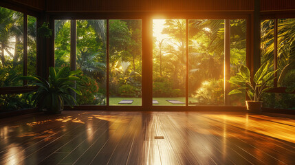 Sunrise View from Tropical Yoga Studio