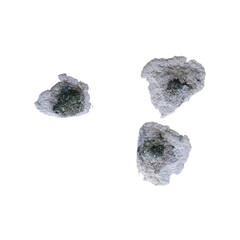 exposed concrete on the wall