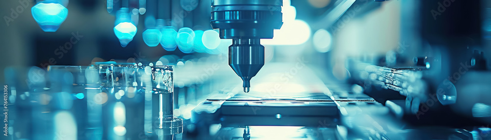 Aufkleber High-tech robotic arm in a manufacturing process, symbolizing precision and automation