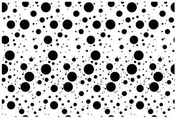 creative abstract pattern made of tiny dots black vector
