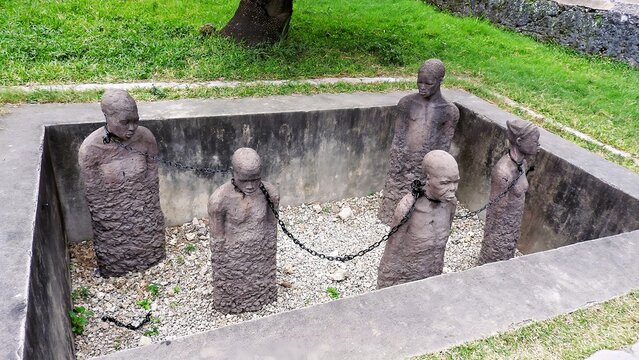 Slave memorial, Stone Town, Zanzibar, Tanzania
