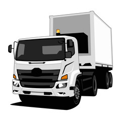 big cargo logistic truck transportation