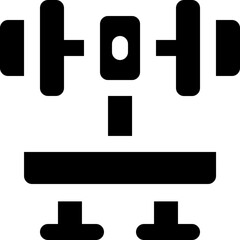 barbell logo design vector