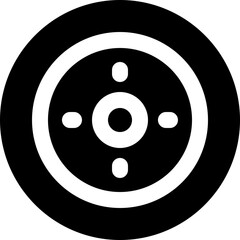 weight plate logo design