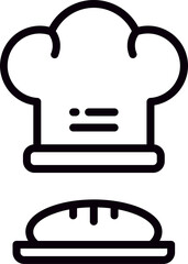 chef hat logo design