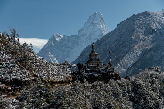 landscape in the himalayas