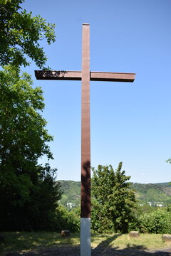 peace cross, one of the big crosses at the Rhine