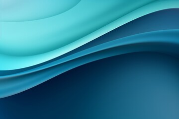 Obraz premium Slate Blue to Teal abstract fluid gradient design, curved wave in motion background for banner, wallpaper, poster, template, flier and cover