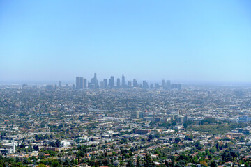 Skyline of Los Angeles from Griffith Observatory