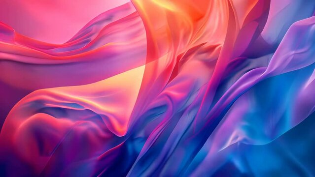 abstract background of elegant wavy silk or satin.