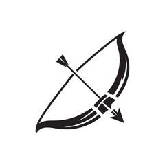 Mythical Longbow Silhouette Compilation - Conjuring Shadows of Myth and Legend with Longbow Illustration - Minimallest Longbow Vector
