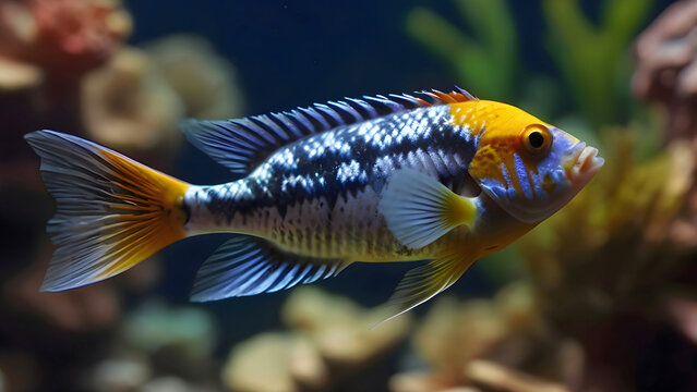 Stunning Colourful African Lake Malawi Cichlids