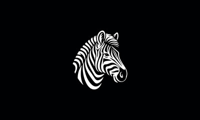 face of zebra | zebra head black and white icon zebra head black and white logo zebra head black and white art